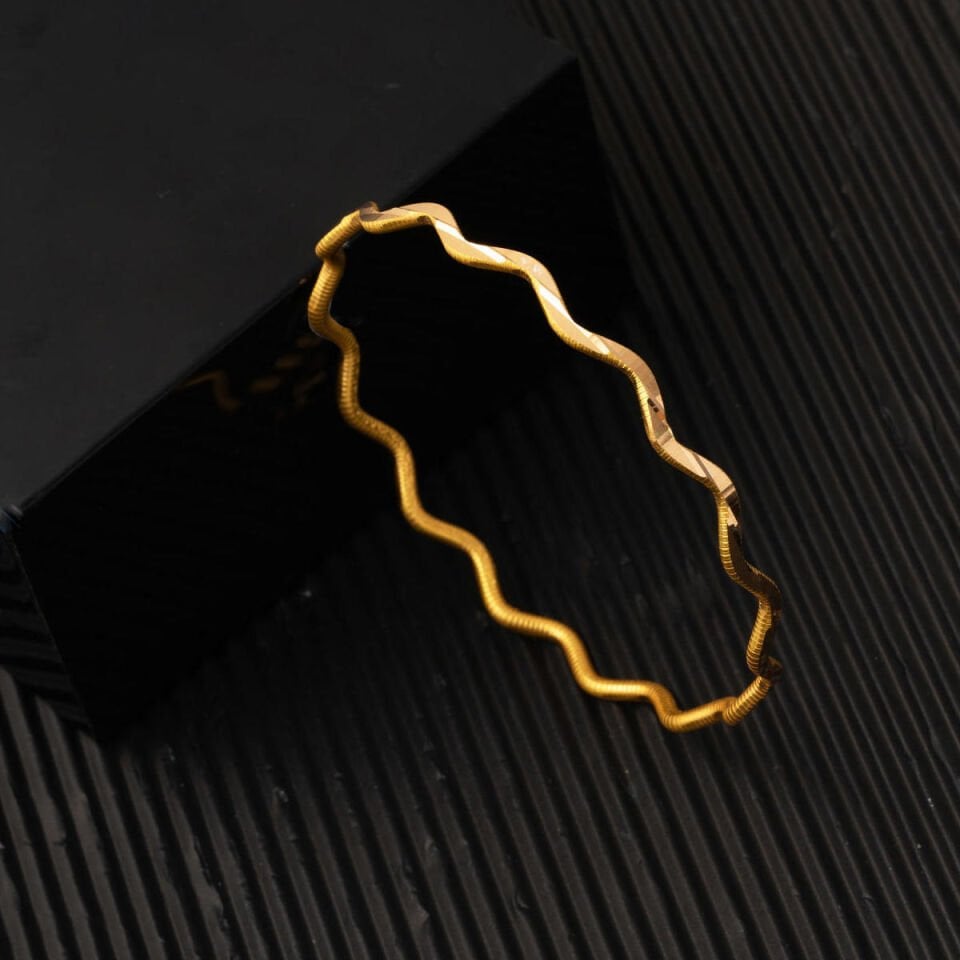 Zikzak 22 Ayar Ajda Altın Bilezik 6 Gr.