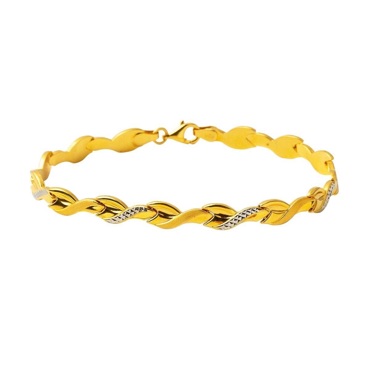 Kalemli 14 Ayar Altın Bileklik