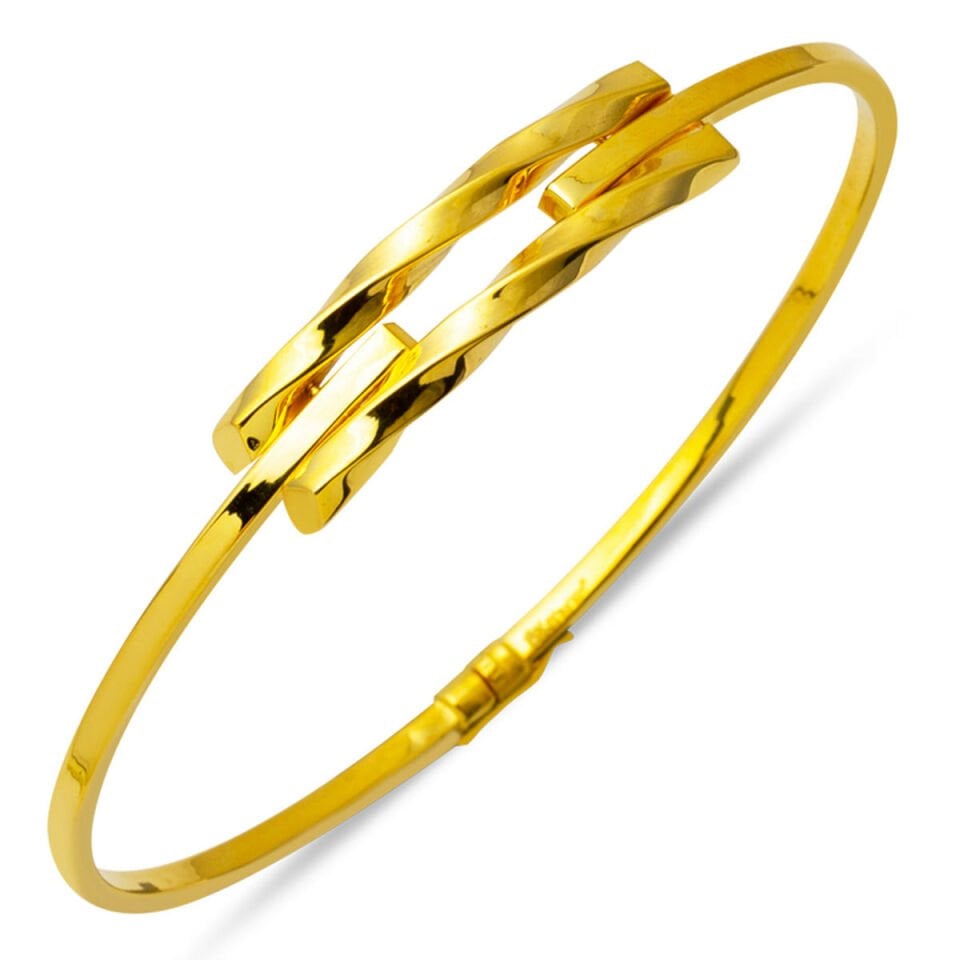 Spor Kaburga Altın Kelepçe Bilezik