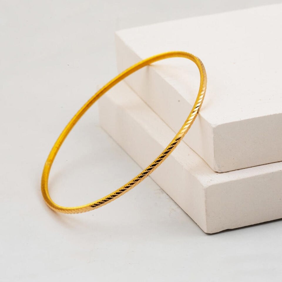 Başak Model 22 Ayar Ajda Altın Bilezik 6 Gr.