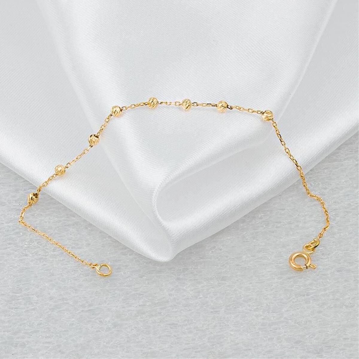 22 Ayar Taşsız Zincir Çocuk Künyesi