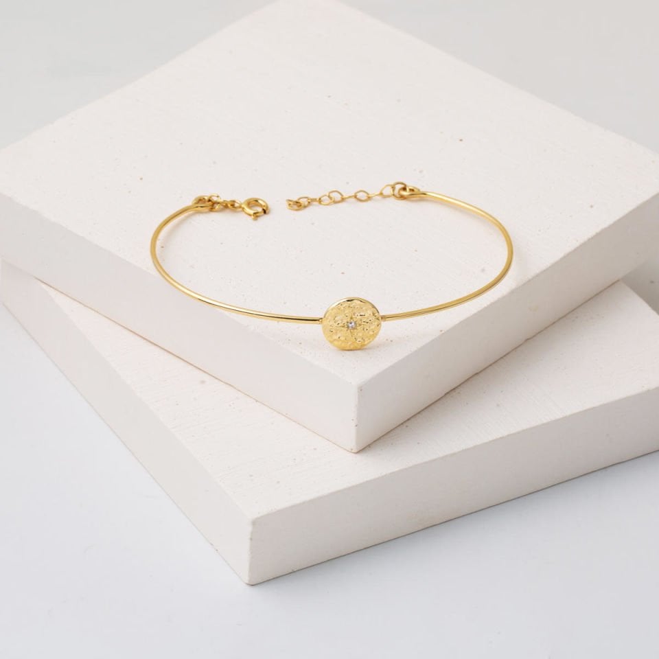 Modern İnce Spor Altın Bilezik 14 Ayar