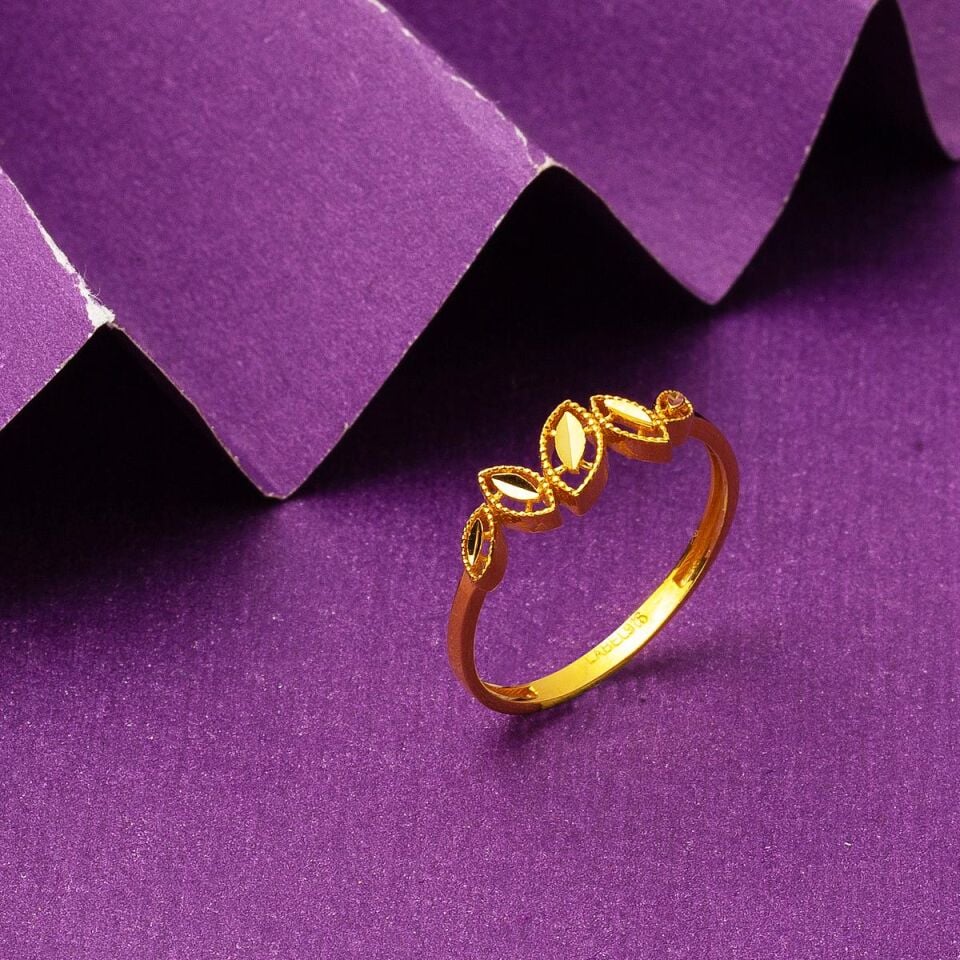 Gökyüzü 14 Ayar Altın Yüzük