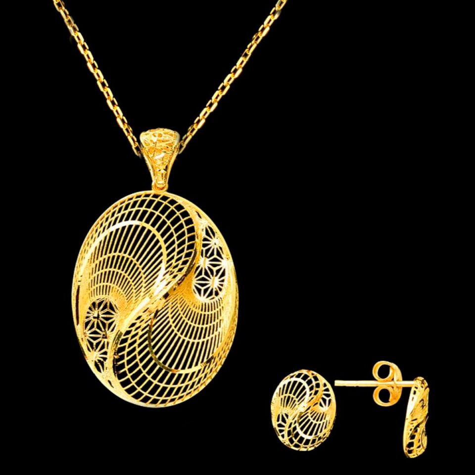 Haseki Sultan 22 Ayar Altın Takı Seti