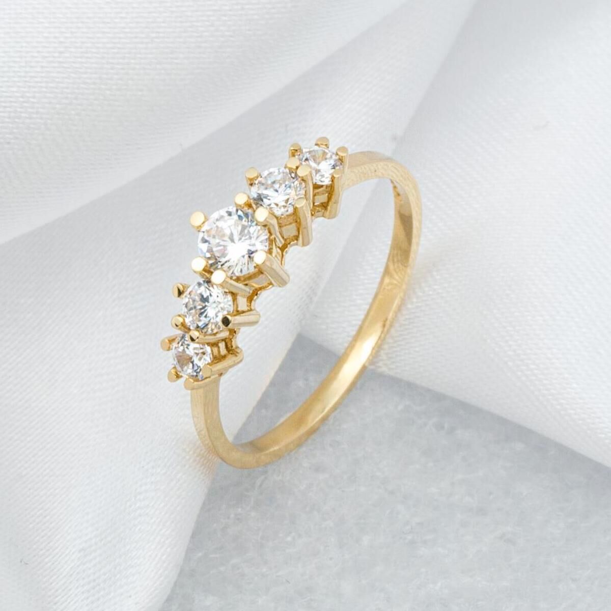 Beştaş 14 Ayar Sarı Altın Yüzük