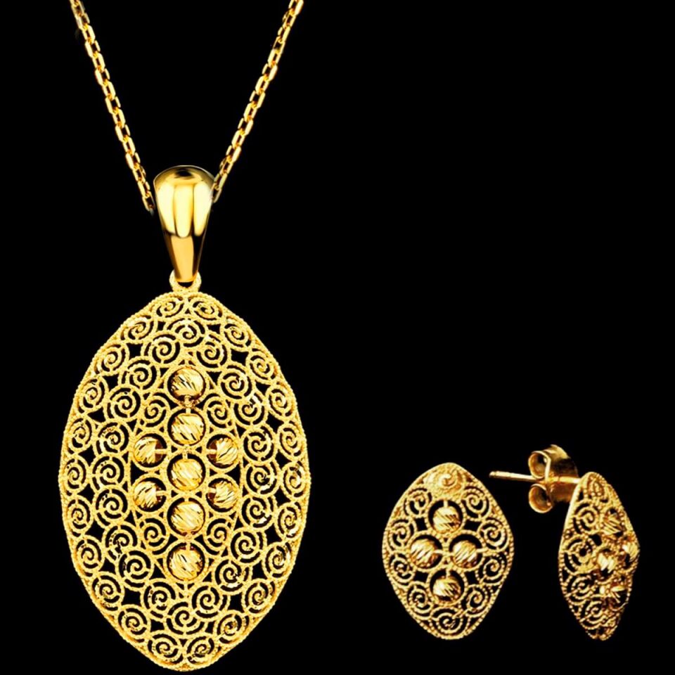 Hürrem Sultan 22 Ayar Altın Takı Seti