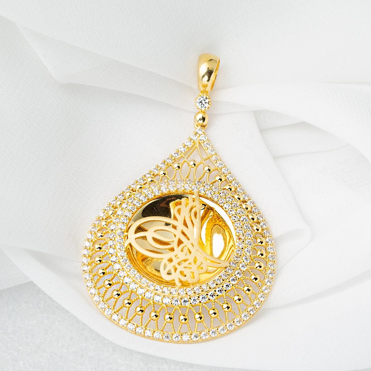 Damla Tuğra 14 Ayar Altın Kolye Ucu