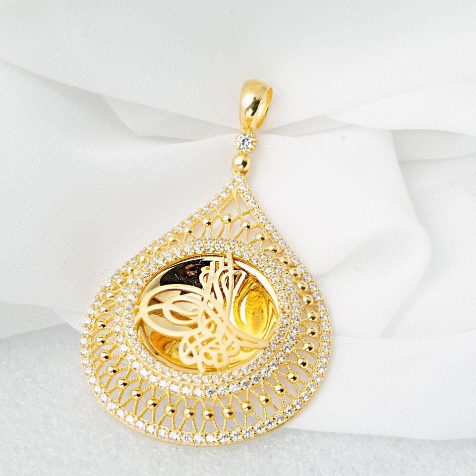 Damla Tuğra 14 Ayar Altın Kolye Ucu