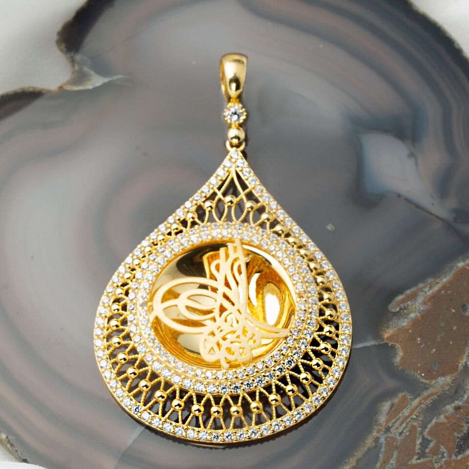 Damla Tuğra 14 Ayar Altın Kolye Ucu