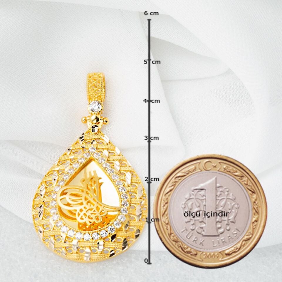 Damla Tuğra 14 Ayar Altın Kolye Ucu