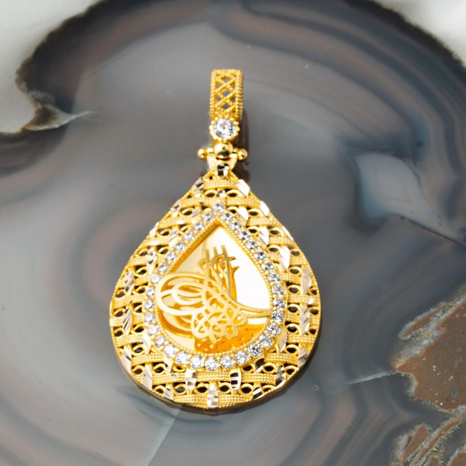 Damla Tuğra 14 Ayar Altın Kolye Ucu