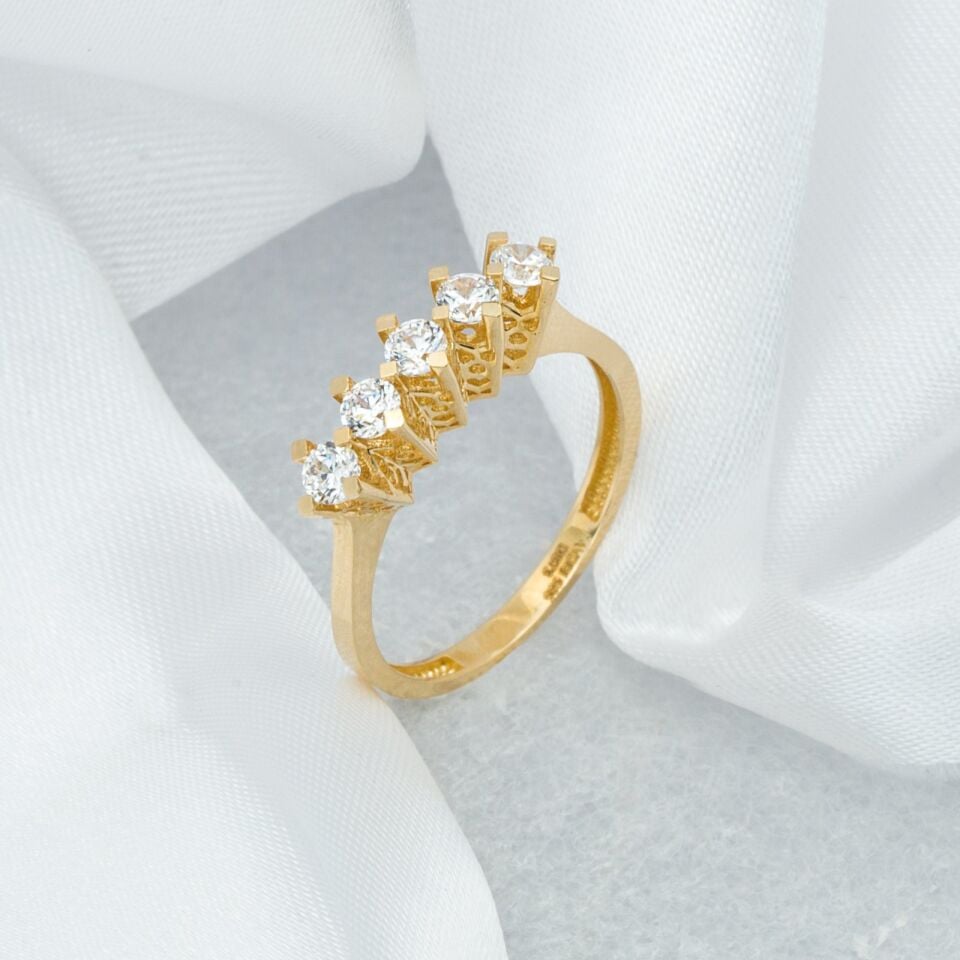 Favori 14 Ayar Beştaş Altın Yüzük