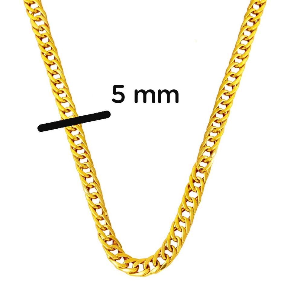 22 Ayar Gurmet Altın Zincir - 55 cm