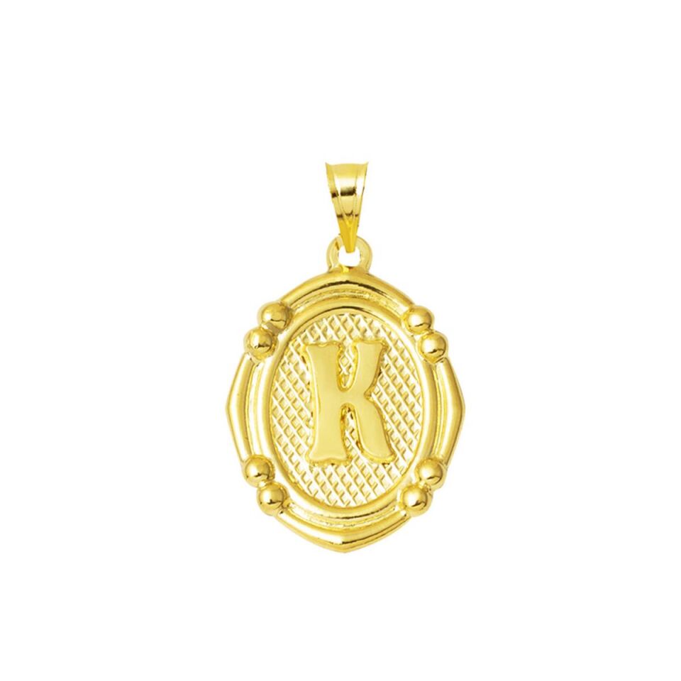 14 Ayar İtalyan K Harfi Altın Kolye