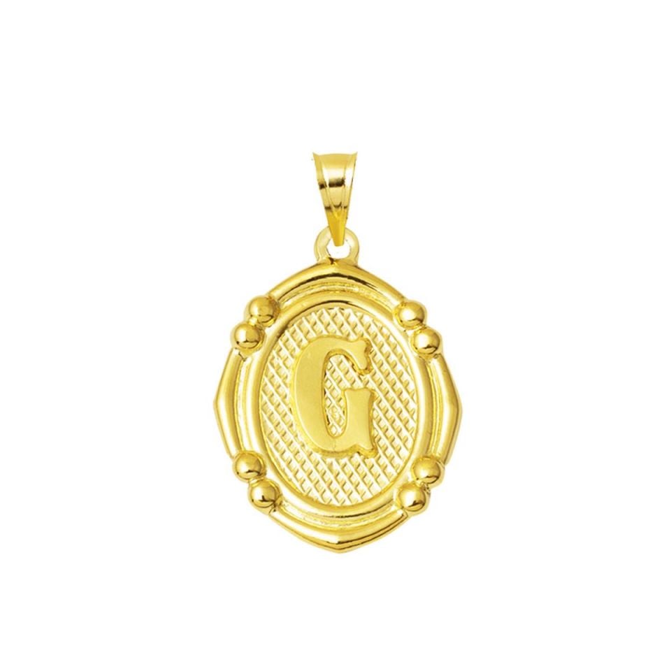 14 Ayar İtalyan G Harfi Altın Kolye