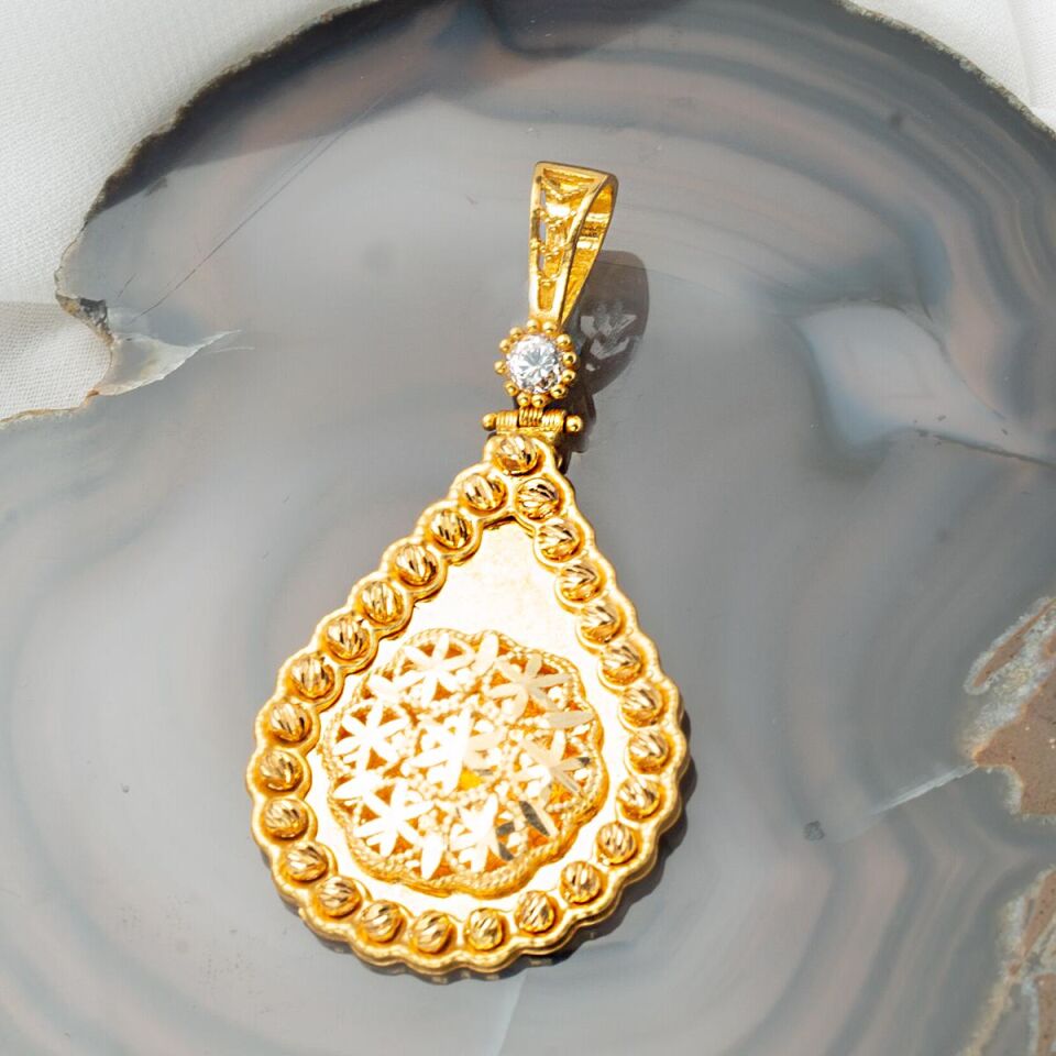 Yıldız Dorika 22 Ayar Altın Kolye Ucu