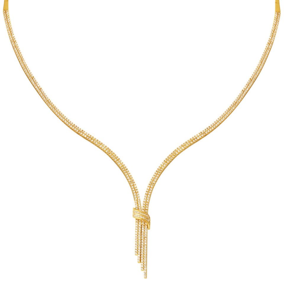 Kemerli Suyolu Gerdanlık 14 Ayar Altın