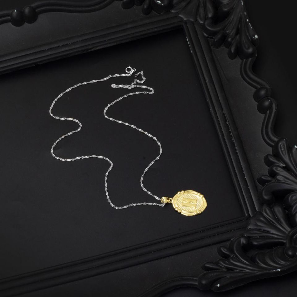 14 Ayar İtalyan H Harfi Altın Kolye Ucu