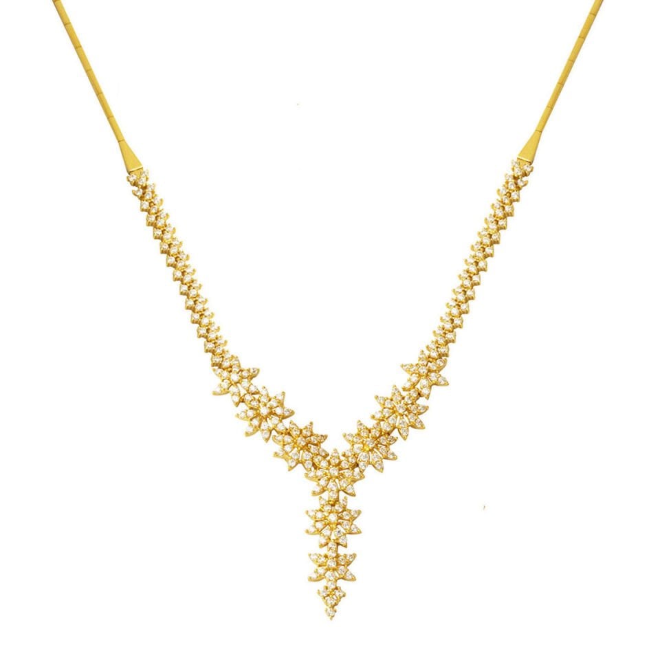 Yıldız Işığı Sarı Altın Gerdanlık