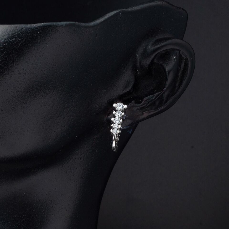 Trend 14 Ayar Beyaz Altın Suyolu Set Takımı