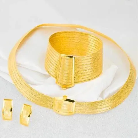 9 Sıra Bileklikli Trabzon Hasır Altın Set