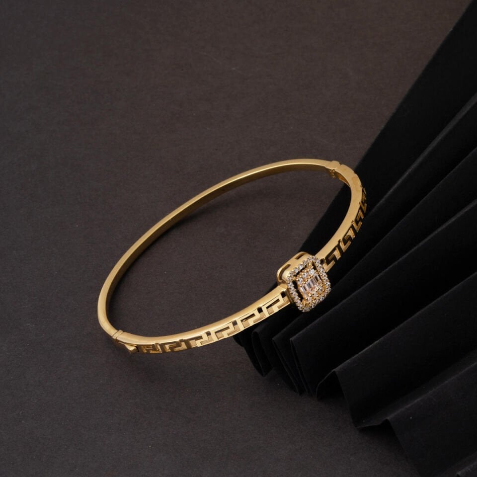 Versage Baget 14 Ayar Kelepçe Bilezik