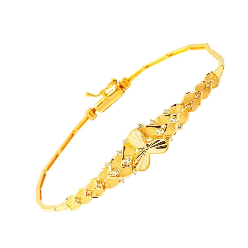 Jasmine 22 Ayar Altın Bileklik