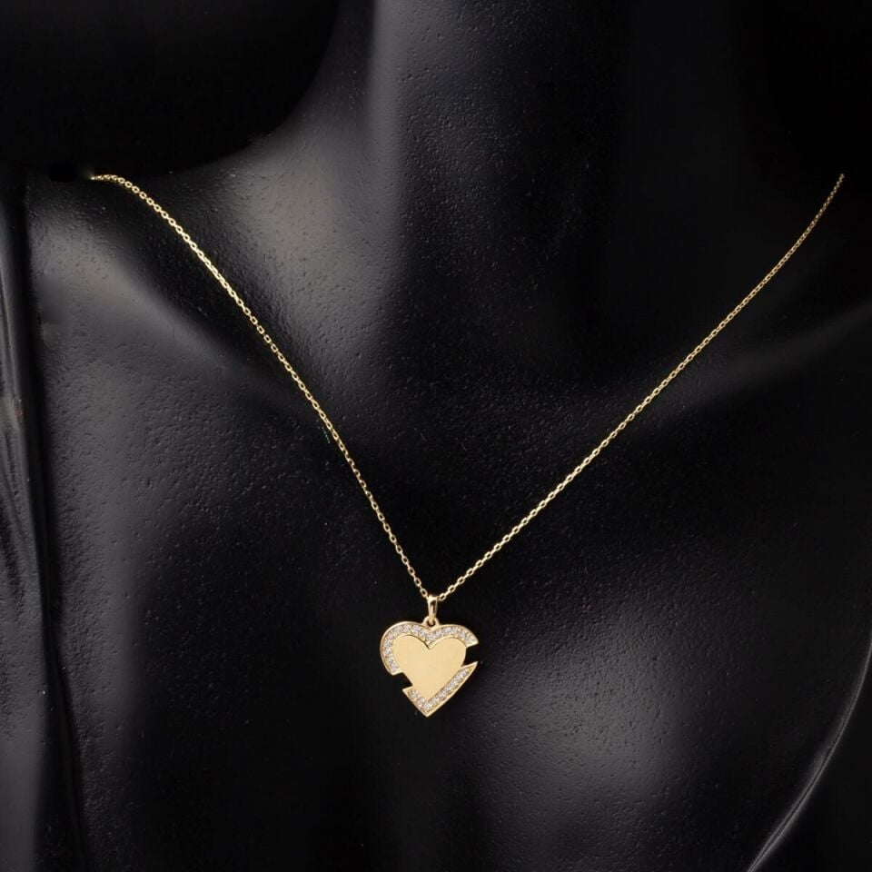 14 Ayar Kalpli Altın Kolye