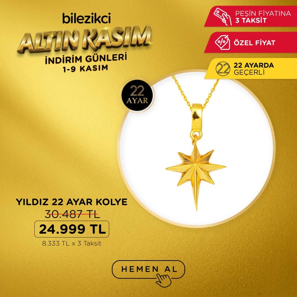 Ajda 14 Ayar Halka Altın Küpe 2 cm. Çaplı