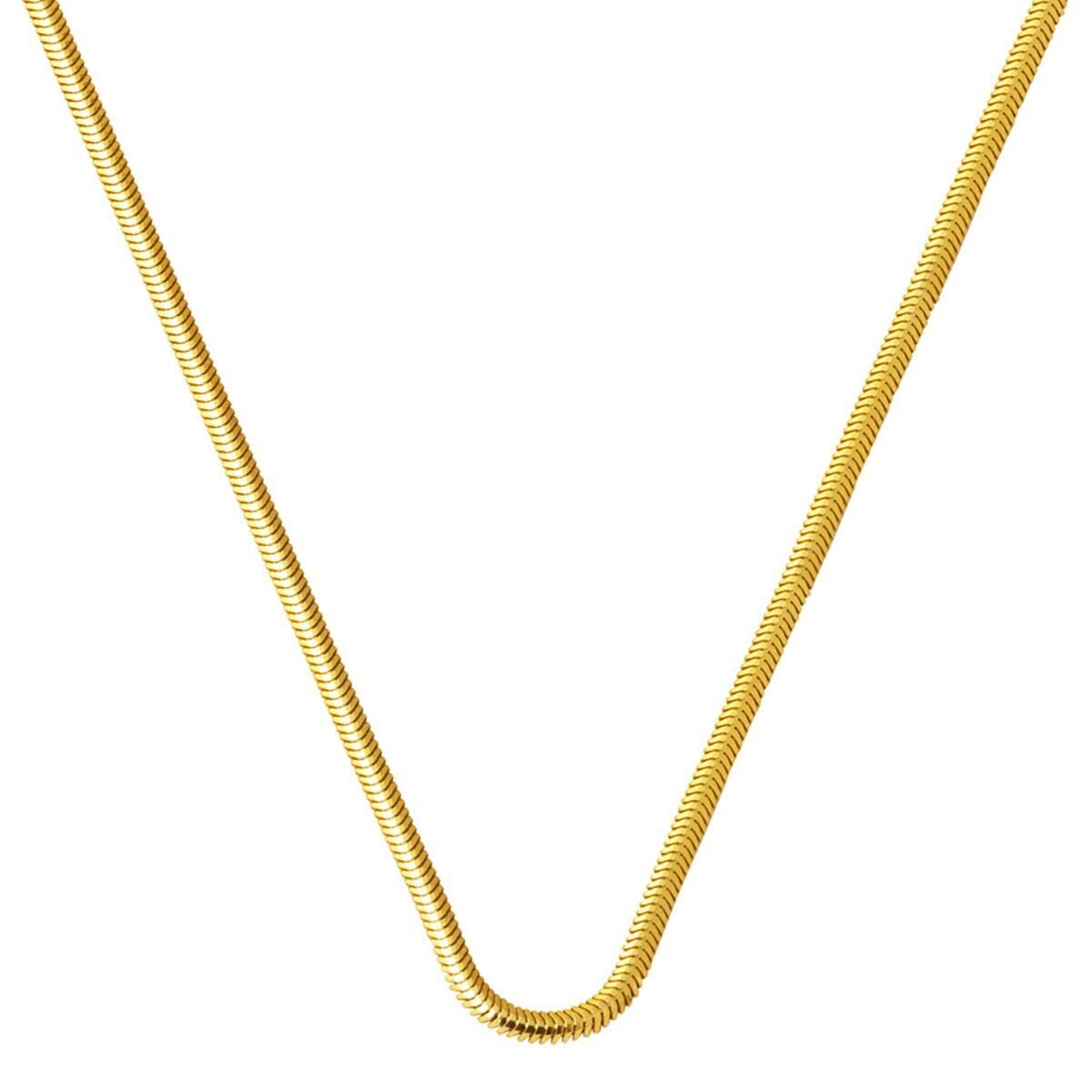 45 cm. 14 Ayar Altın Balıksırtı Zincir
