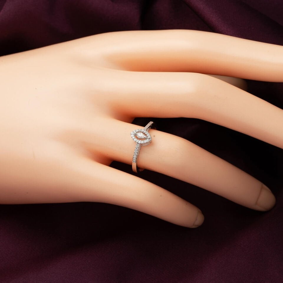 0,17 ct Göz Pırlanta Yüzük