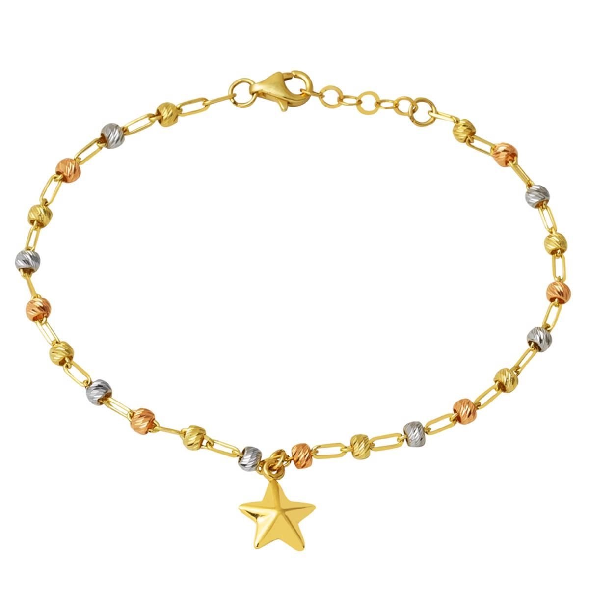 Yıldız Dorika 14 Ayar Altın Bileklik