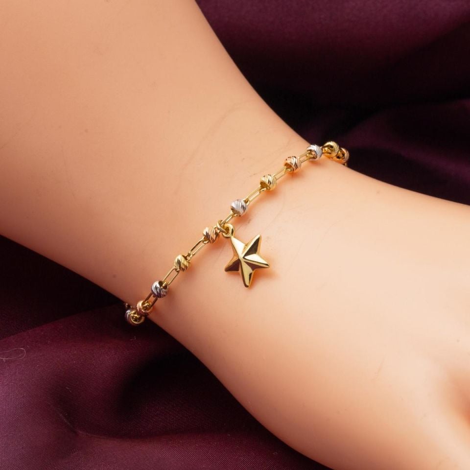 Yıldız Dorika 14 Ayar Altın Bileklik