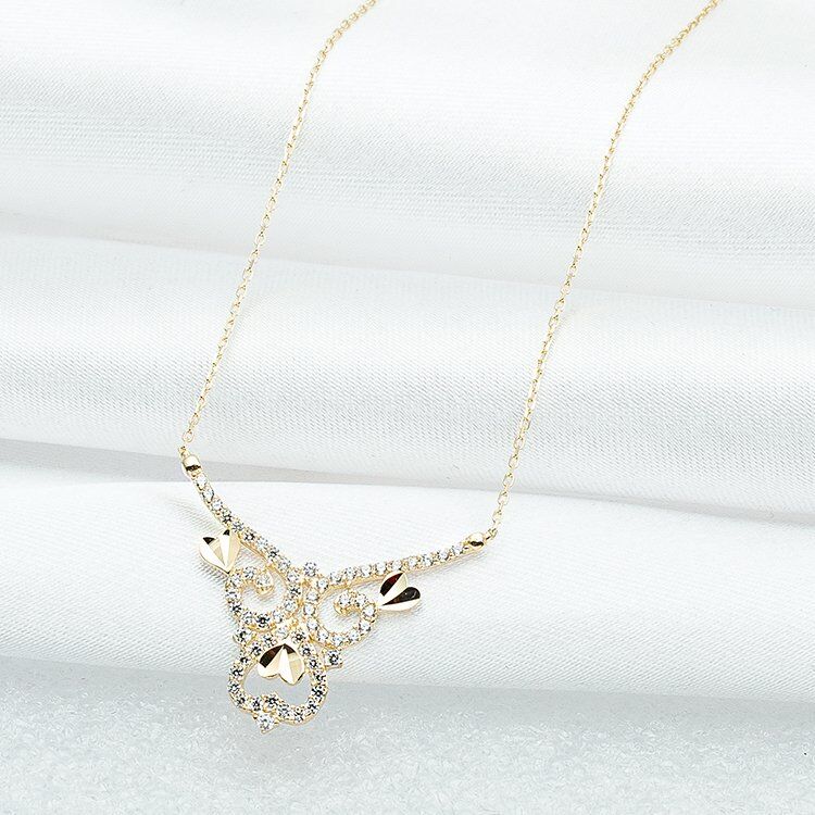 Kalpler 14 Ayar Altın Kolye