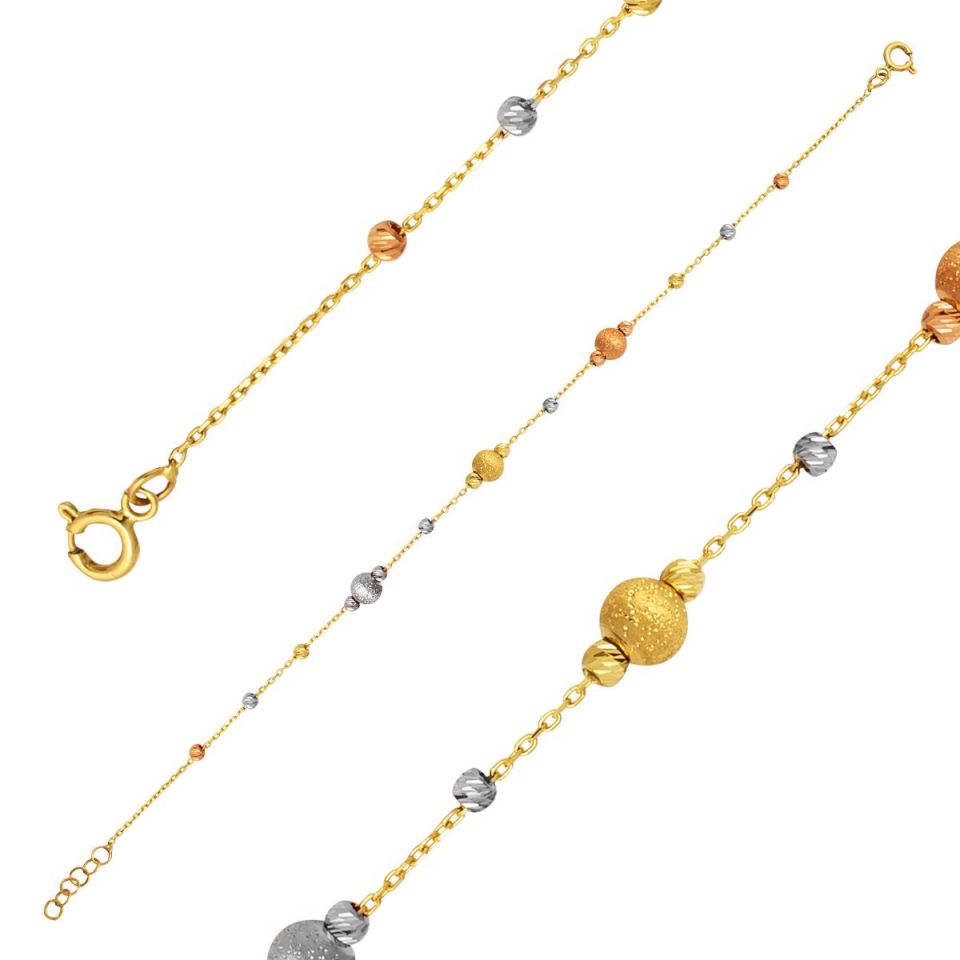 Trend 14 Ayar Altın Zincir Bileklik