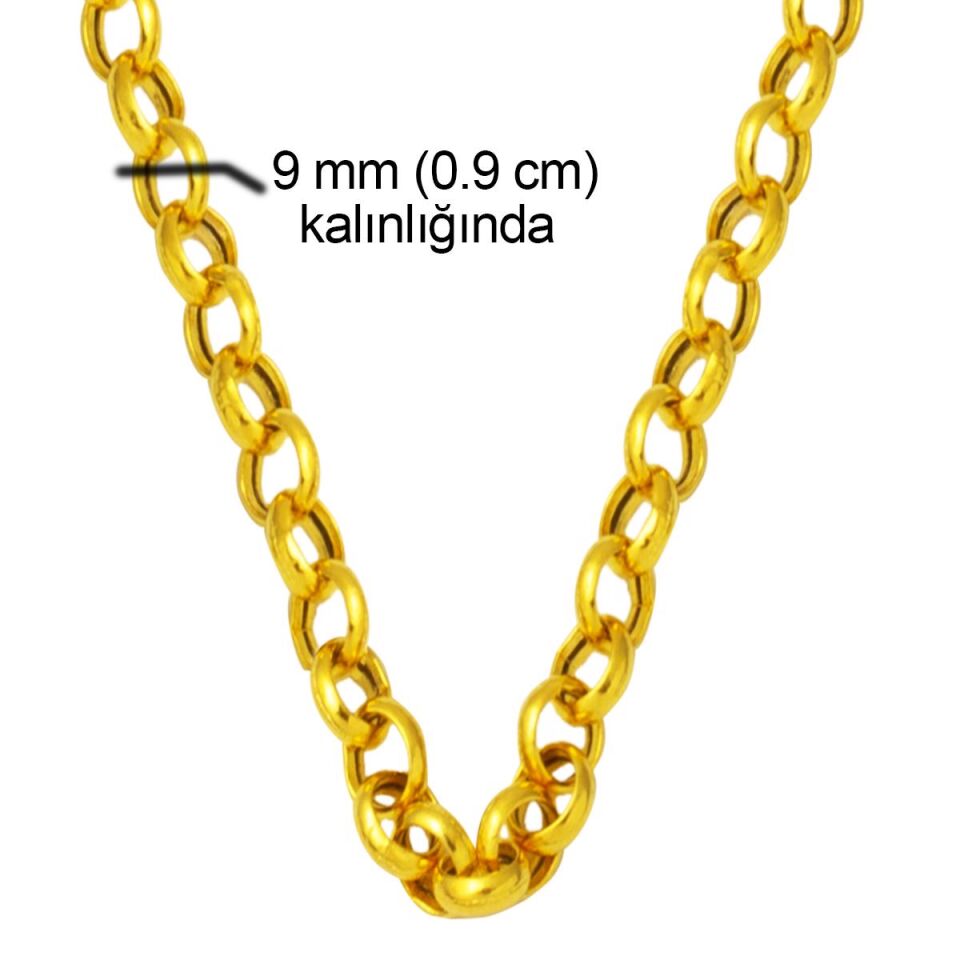 Doç 22 Ayar Altın Kalın Zincir 60 Gr ( 55 cm)