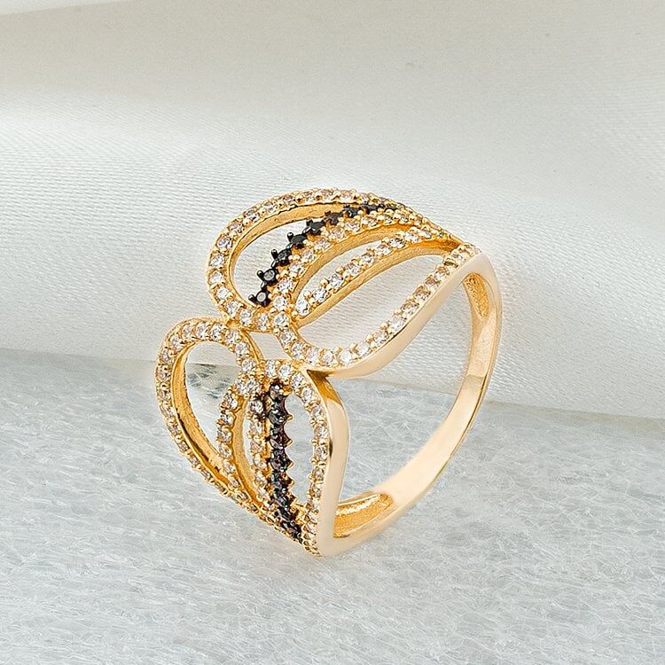 Favori Gold Sonsuzluklu Rose Altın Yüzük