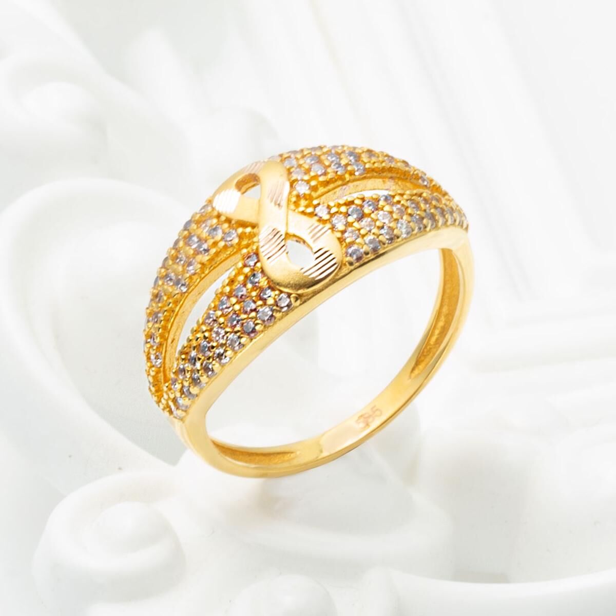 Sonsuzluk 14 Ayar Altın Yüzük