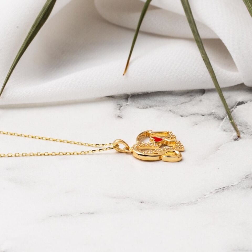 Filli Kalp 14 Ayar Altın Kolye