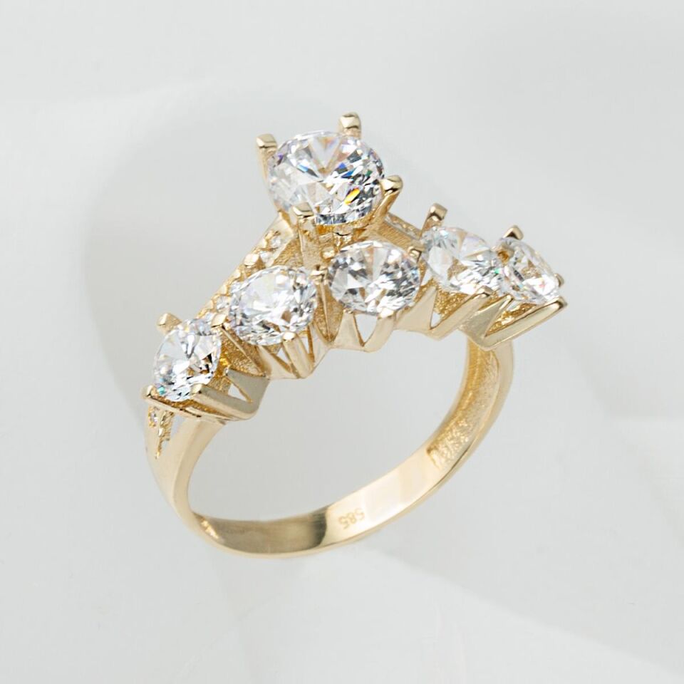 Tektaşlı Beştaş 14 Ayar Altın Yüzük