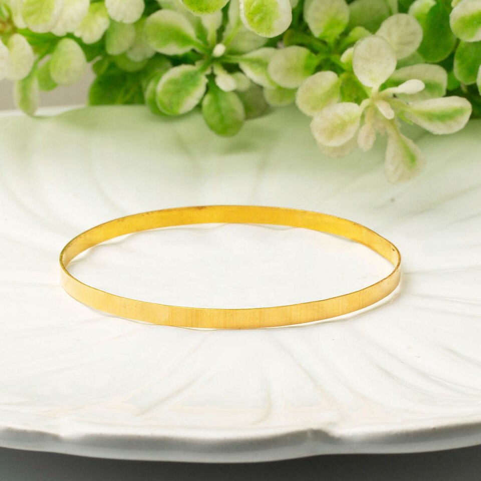 İşçiliksiz Düz Tel 22 Ayar Altın Bilezik 13 Gram