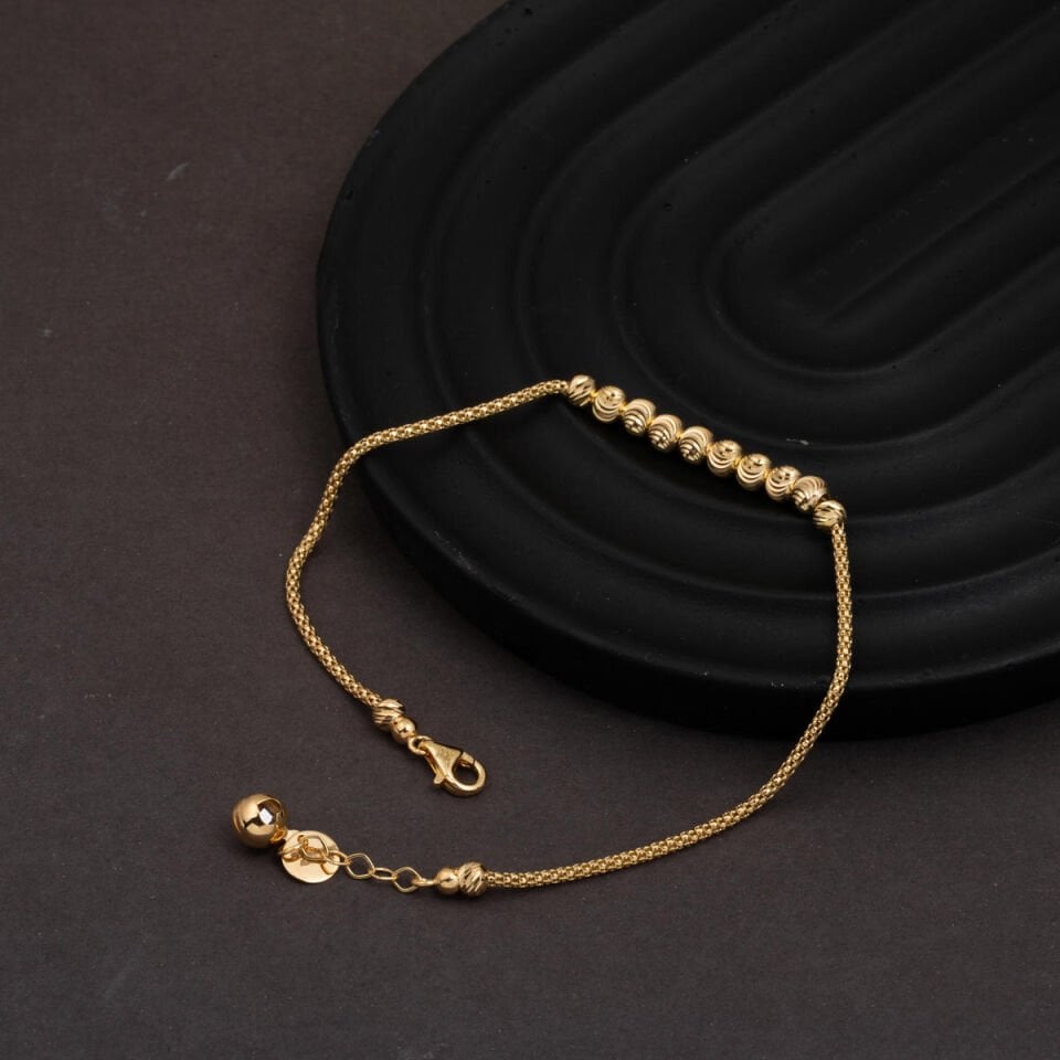 Kalemli Dorika Toplu Altın Kadın Bileklik