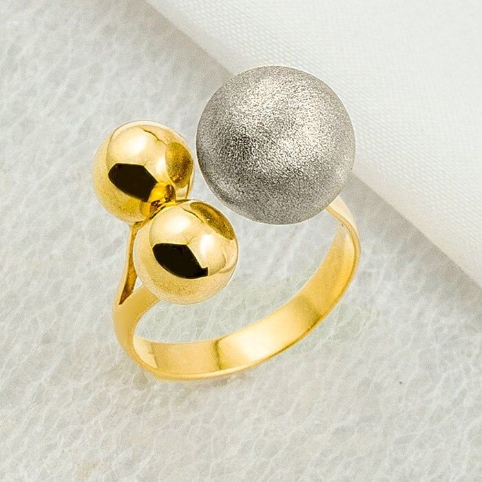 Toplu 14 Ayar Altın Taşsız Yüzük