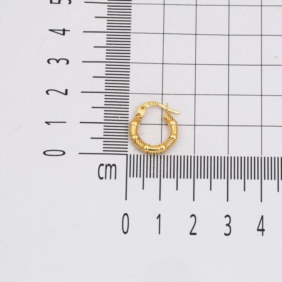 Altın Halka Küpe 1,5 cm.
