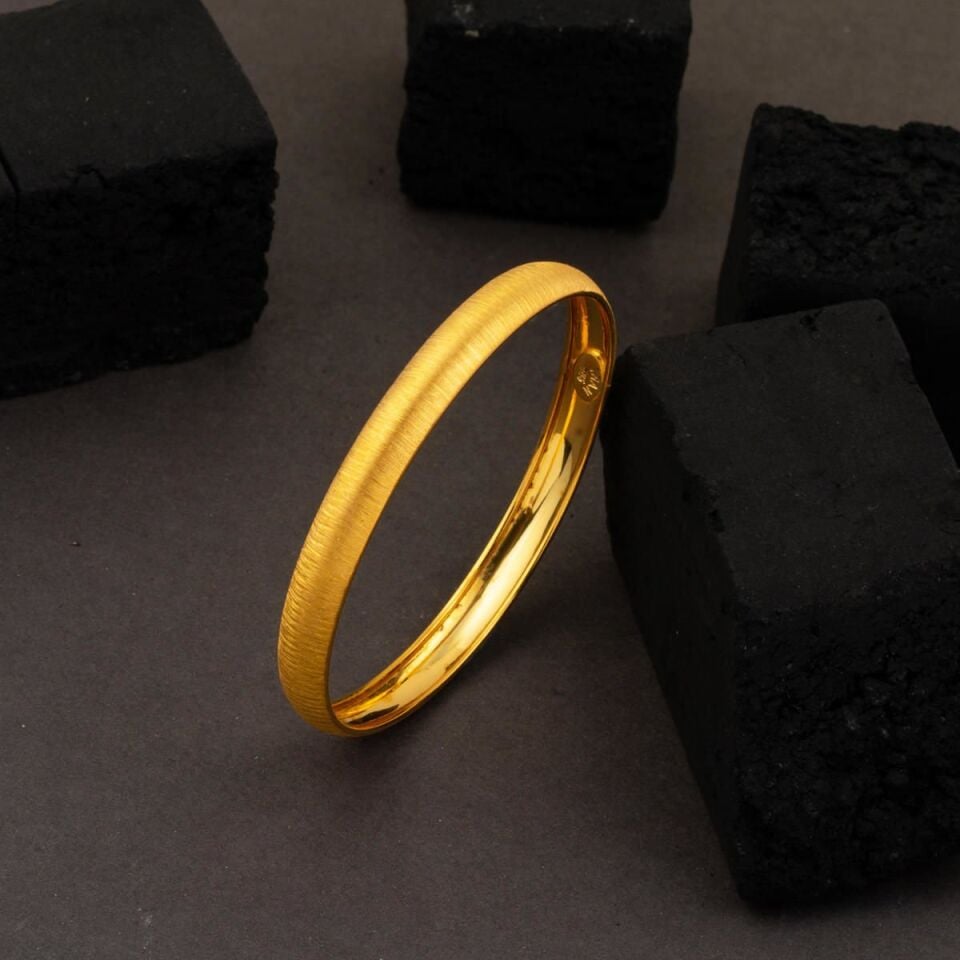 14 Ayar Kumlu Altın Çocuk Bileziği