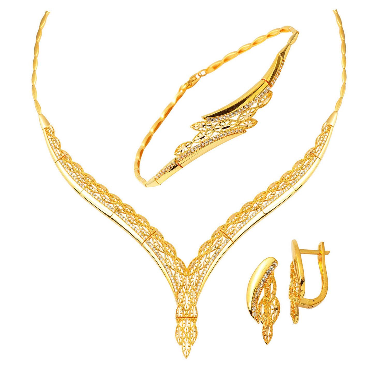 Altın Oya 22 Ayar Altın Takı Seti