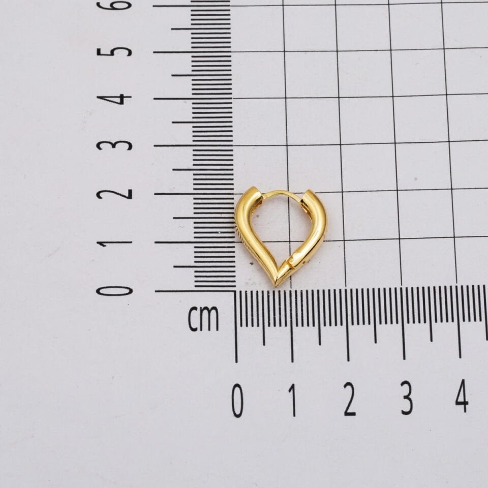 Kalpli Spor Altın Küpe