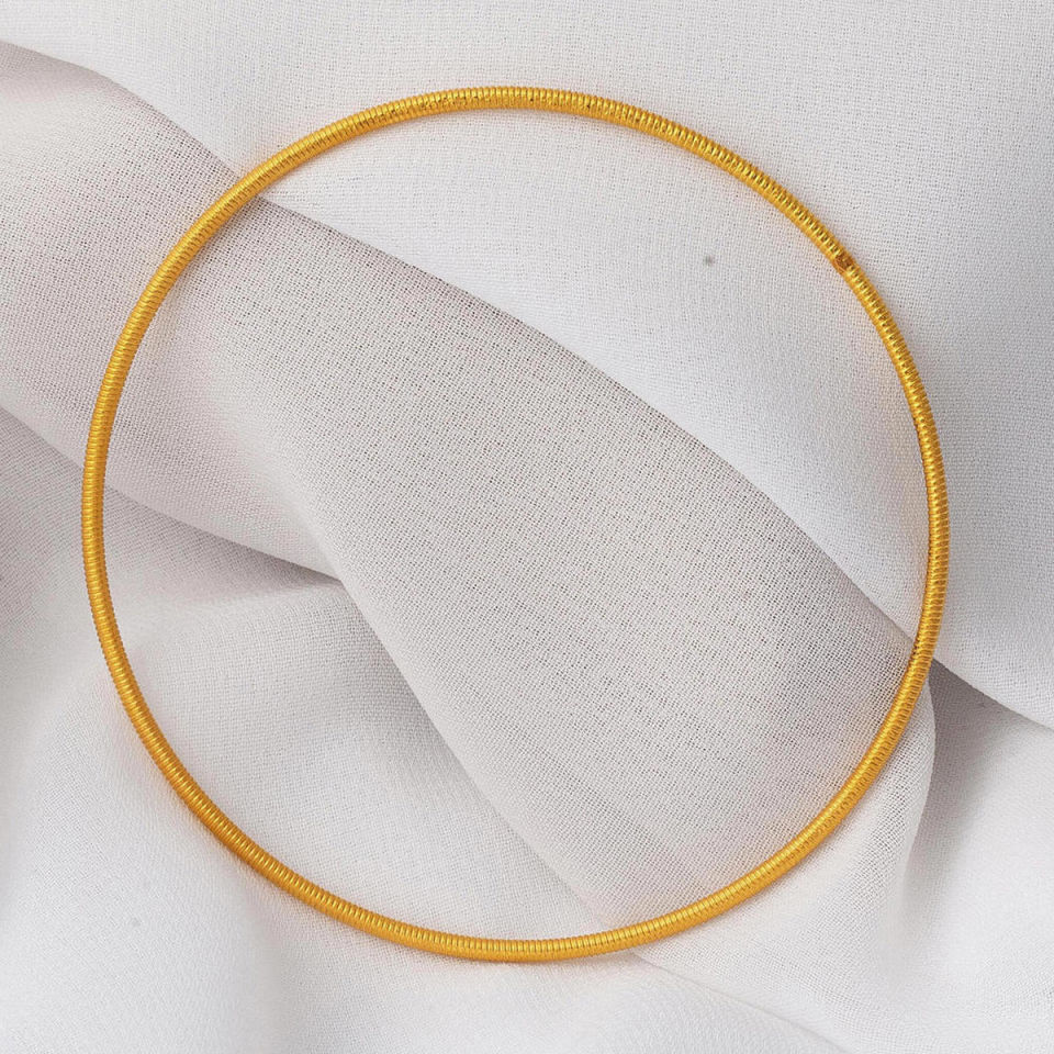 14 Ayar Fitilli Ajda Altın Bilezik 8 Gr.