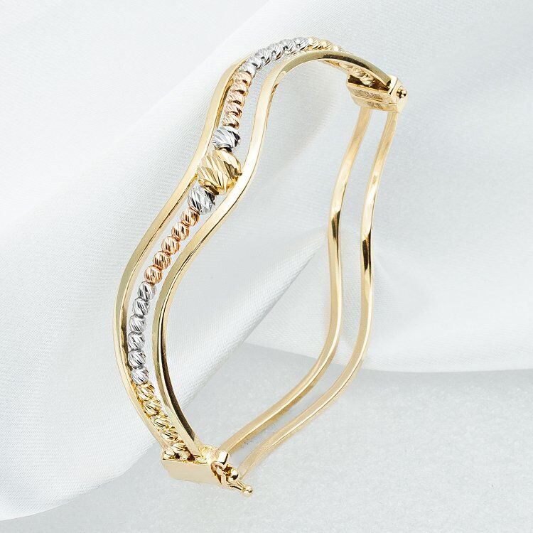 Favori Gold 14 Ayar Altın Top Top Bilezik
