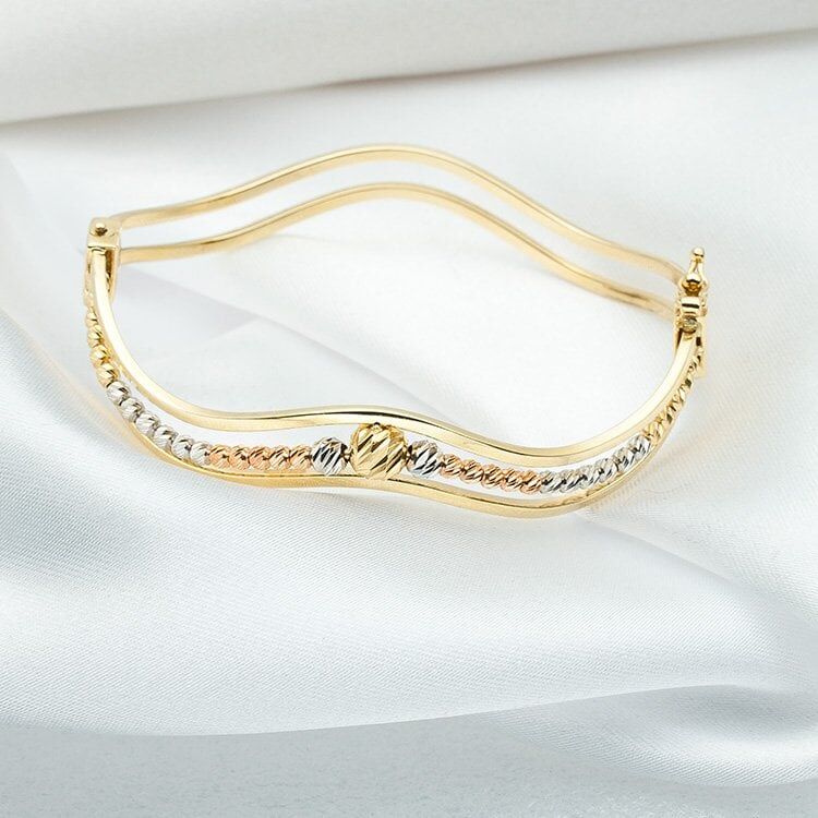 Favori Gold 14 Ayar Altın Top Top Bilezik